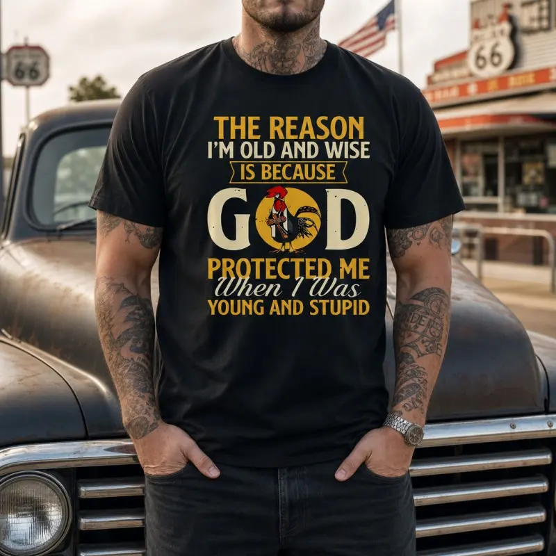 Vintage Fashion Quotes - Camiseta de hombre con estampado de