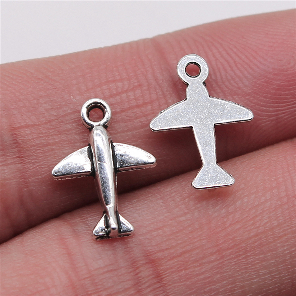 Vintage Fashion Stores - 10 piezas de dijes de avión