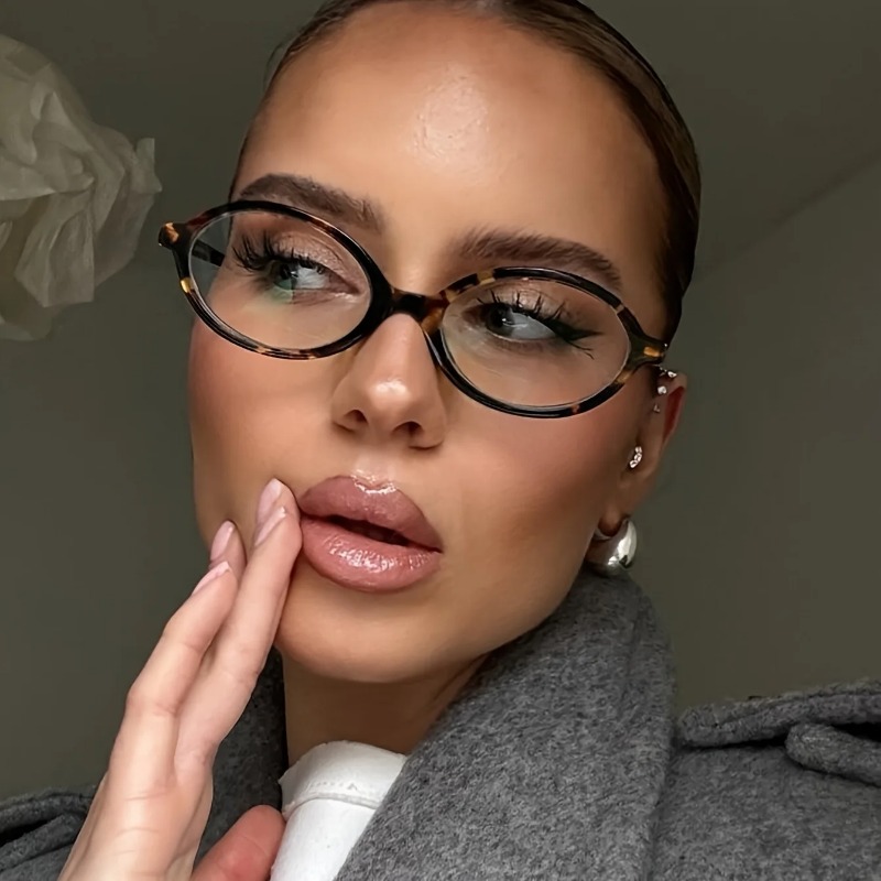 Vintage Fashion Enthusiasts - Gafas de sol ovaladas de estilo