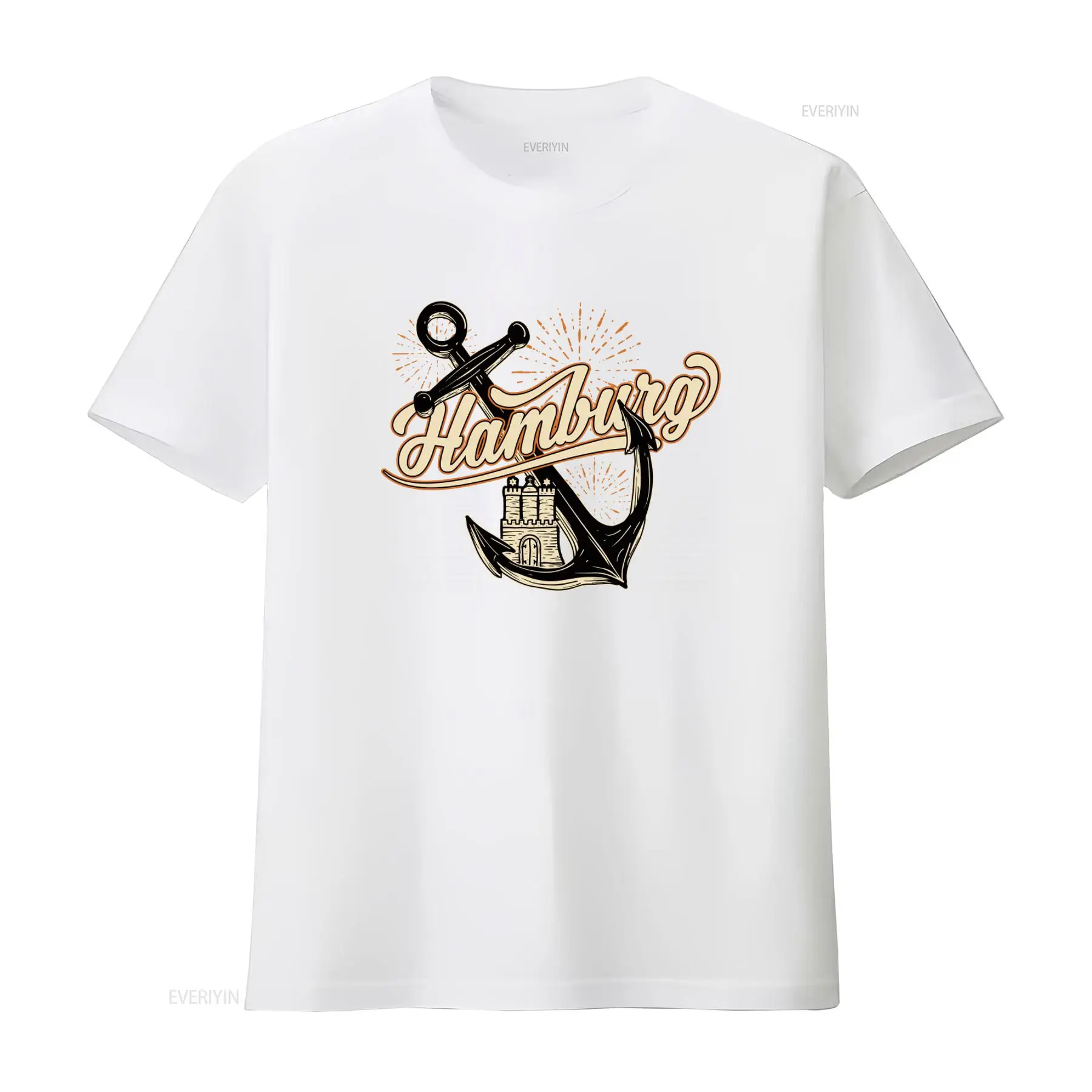 Camiseta con estampado de ancl - Vintage Fashion Hamburg reseña y precio
